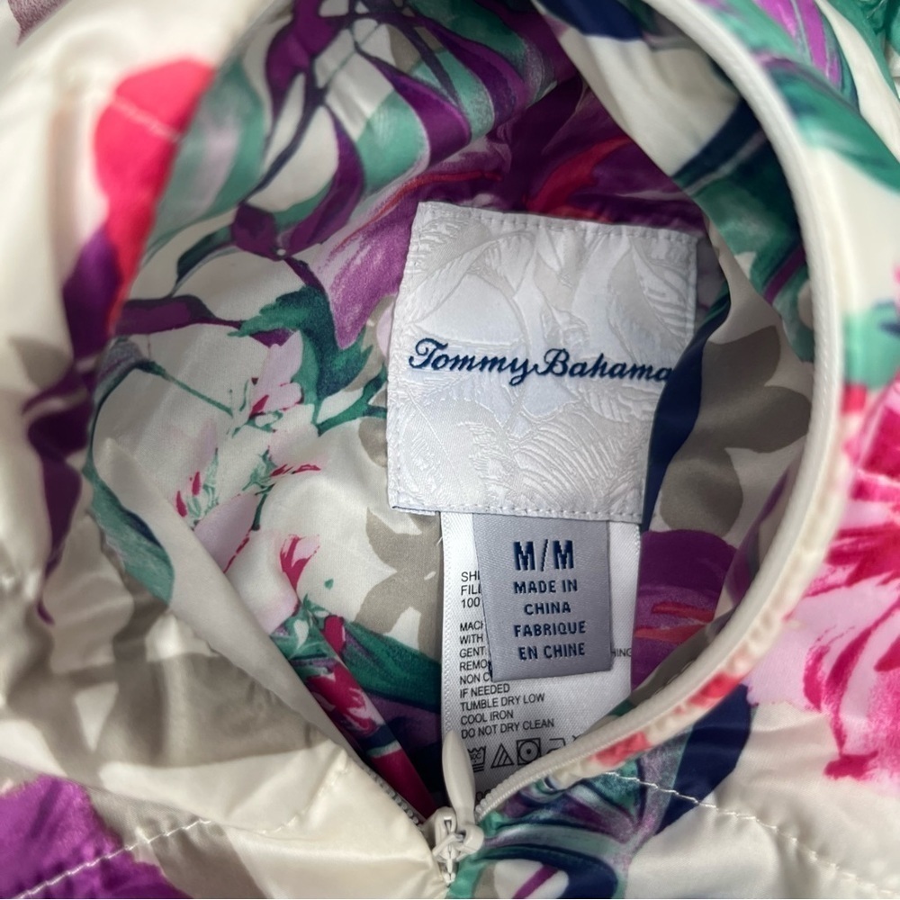NWT Tommy Bahama Hermosa Reversible Puffer Jacket Size M - Picture 4 of 15